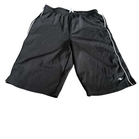 Kids Black Athletic Shorts - Picture 9 of 9